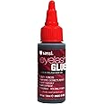 Sassi Eyelash Glue 1oz (Dark) | Waterproof, Long-Lasting Eyelash Adhesive | Made in USA | Quick-Drying, Durable Lash Glue