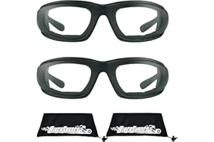 Bikershades Small Motorcycle Sunglasses Foam Padded for Women, Boys and Girls