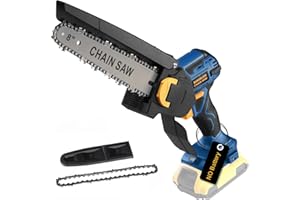 IEBUDA Mini Chainsaw for Dewalt 20V MAX Battery, 8-Inch Brushless Cordless Pruning Chainsaw, 24.6FT/S Fast Powerful Cutting, 4000RPM Electric for Wood Cutting(Battery Not Included)