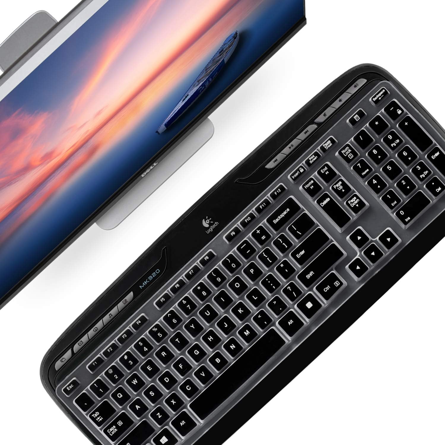 Lapogy Keyboard Cover Skin for Logitech MK320, YR002, MK335