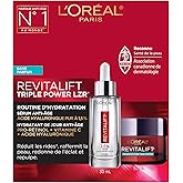 L’Oréal Paris Hydration Skincare Kit with Hyaluronic Acid Serum and Day Moisturizer for Face with Pro Retinol, Vitamin C and 