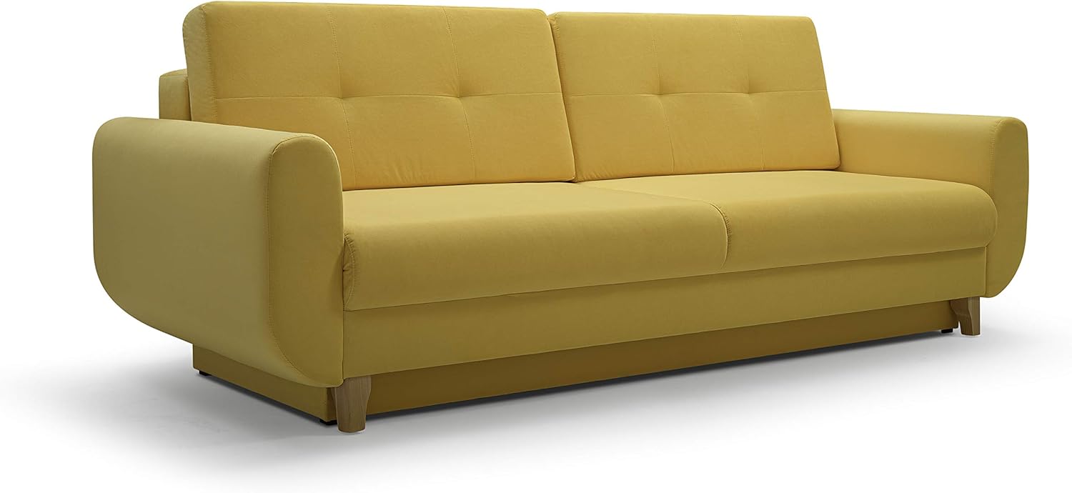 MOEBLO Modernes Sofa Schlafsofa Kippsofa mit Schlaffunktion Klappsofa