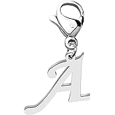 ENSIANTH Intial Letter A-Z Alphabet Charm Alphabet Jewelry for Women Gifts for Friends Clasps for jewelry (A)