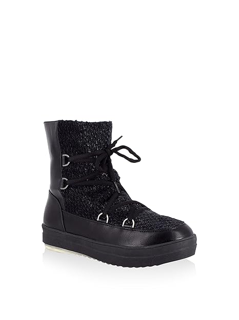KIMBERFEEL Damen Kym Winterstiefel, schwarz, 36 EU