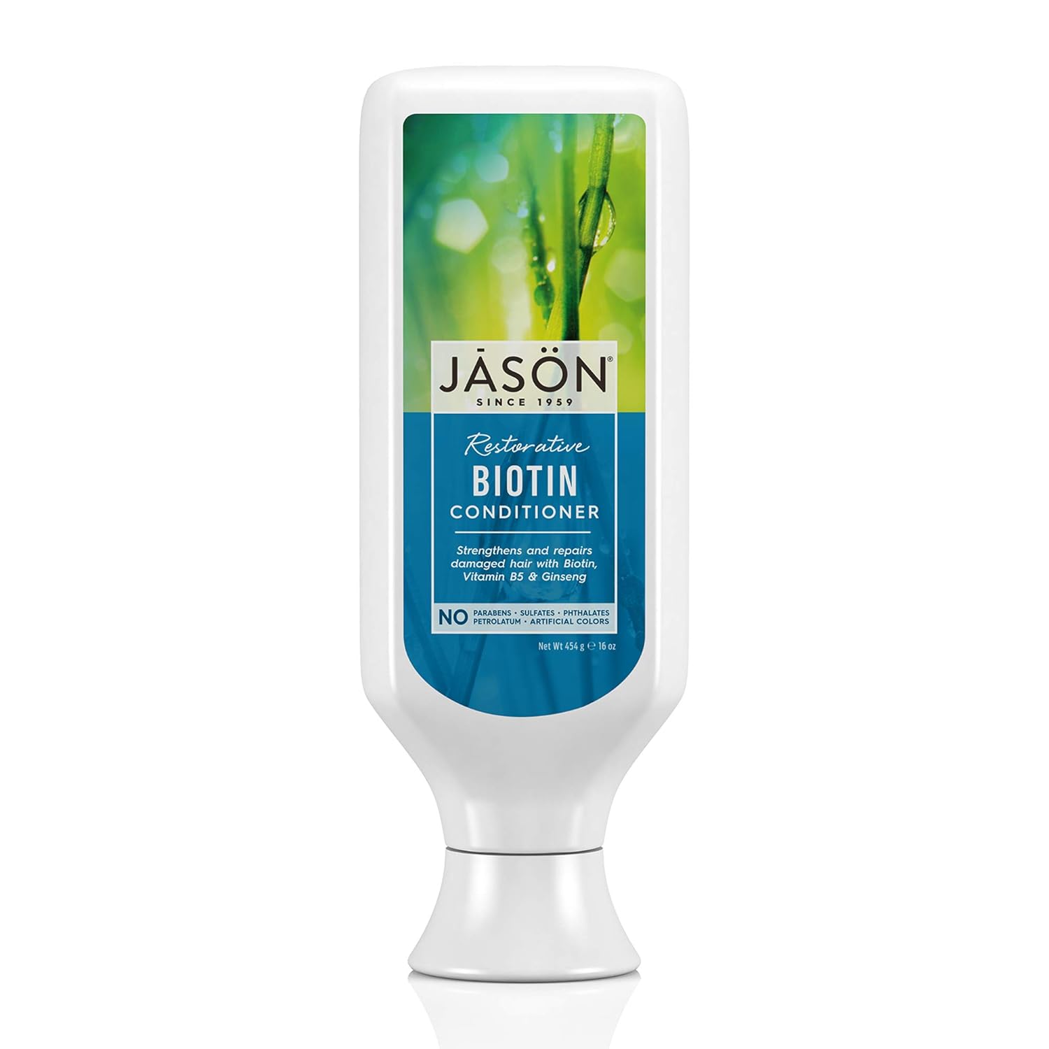 JASON Restorative Biotin Conditioner, 16 Ounce Bottle