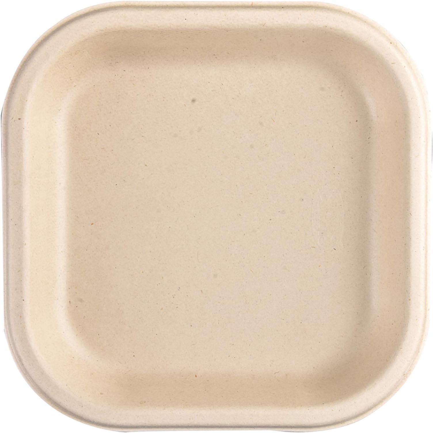 Chuk Biodegradable, Compostable and Disposable Plate Snack Plate (Brown, 7-Inch) - Pack of 25