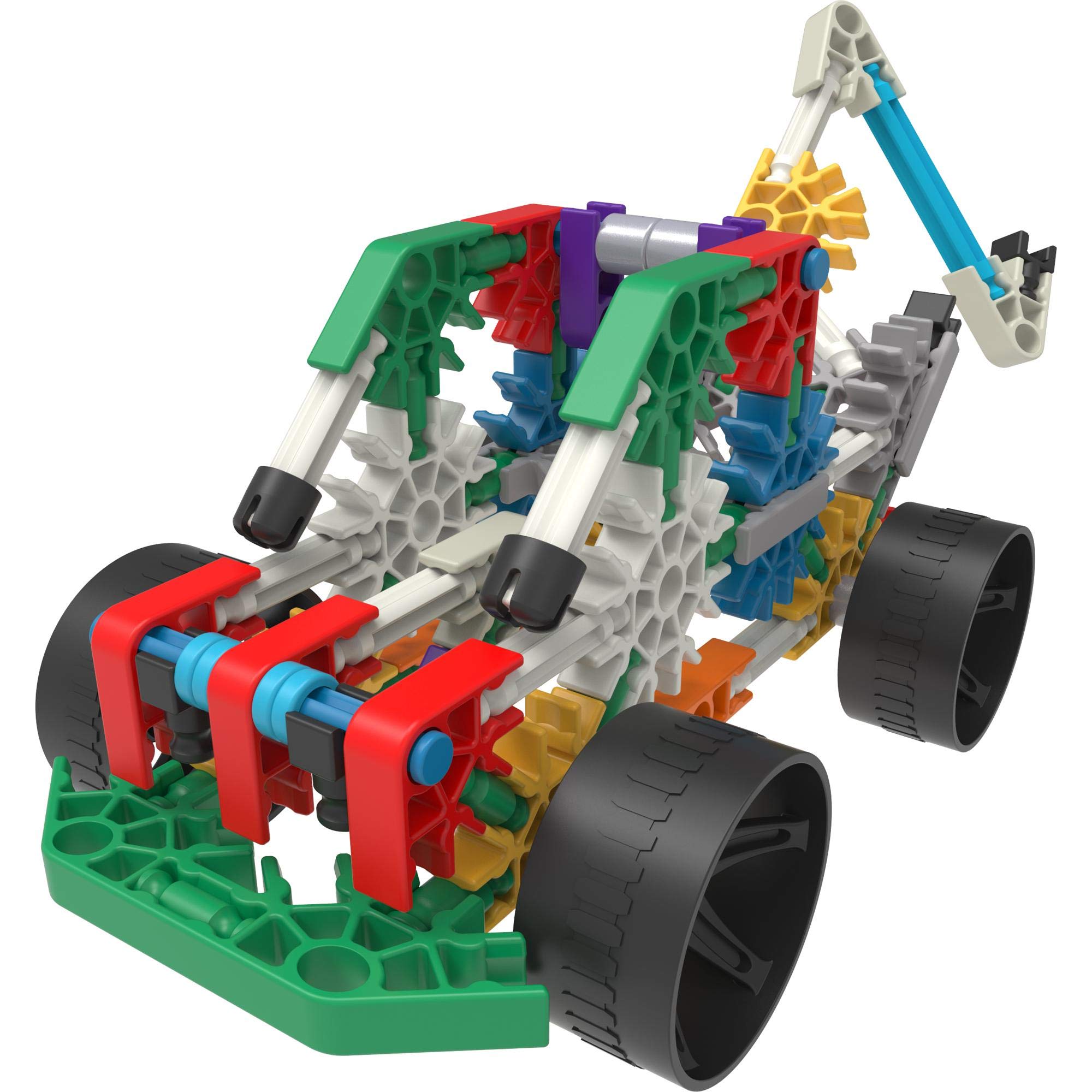 K'NEX 15216 10 Model Building Set, Educational Toys for Boys and Girls, 130 Piece Stem Learning Kit, Engineering for Kids, Fun and Colourful Building Construction Toys for Children Aged 5 +