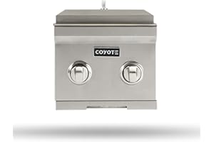 COYOTE OUTDOOR LIVING Coyote Built-In Double Side Burner, Natural Gas - C1DBNG