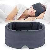 Mavogel 2019 New Sleep Eye Mask - Skin Friendly Modal Material & Light Blocking Sleeping Mask for Home/Flight/Shift Work, 100