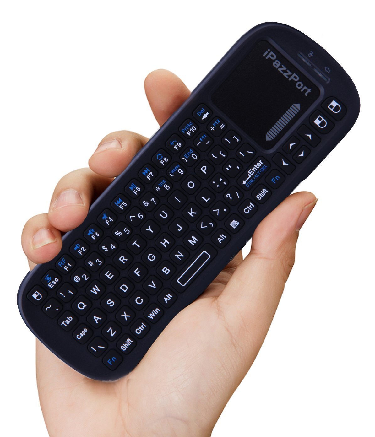 iPazzPort Wireless Mini Handheld Keyboard with Touchpad Mouse Combo for