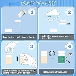 Coliform Bacteria Water Test Kit: 4-Pack Water
