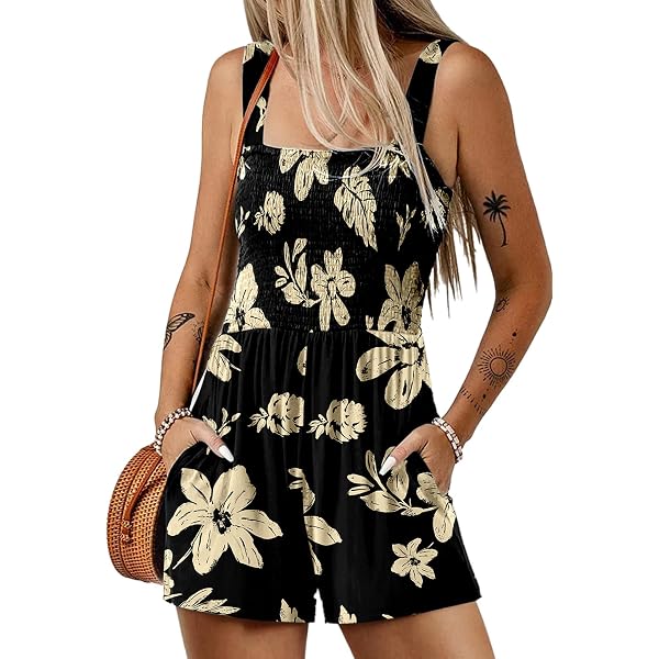 Ladies Jumpsuits Romper Jumpsuit Petite Women's Casual Romper With Pockets Short Sleeve Loose One Piece Jumpsuit Summer Soft Knit Lounge Shorts Pajama Outfit Clothing, Shoes Accessories Ladies Jumpsuits Romper Jumpsuit Petite Women's Casual Romper With Pockets Short Sleeve Loose One Piece Jumpsuit Summer Soft Knit Lounge Shorts Pajama Outfit Clothing, Shoes Accessories