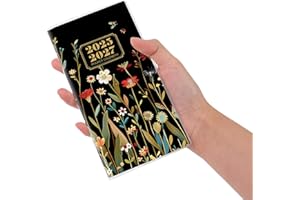 GORSBARK 2025-2027 Pocket Calendar for Purse, 2 and a Half Years Monthly Planner, 30 Months, Planner Small Size (6.5” x 3.5”), July 2025 to Dec 2027 Pocket Calendar for Organizing