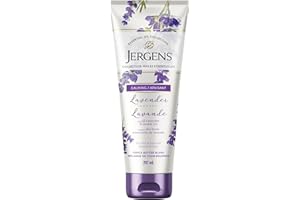 Jergens Calming Lavender Triple Butter Blend Body Butter | ultra-hydrating blend of Shea, Cocoa, and Mango butters | with Lav