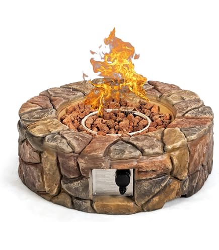 Kit Brûleur Anneau De Feu 30,5 Cm Inox – Vanne + Régulateur Propane 90 000 BTU, Pour Foyer Extérieur & Cheminée Gaz DIY