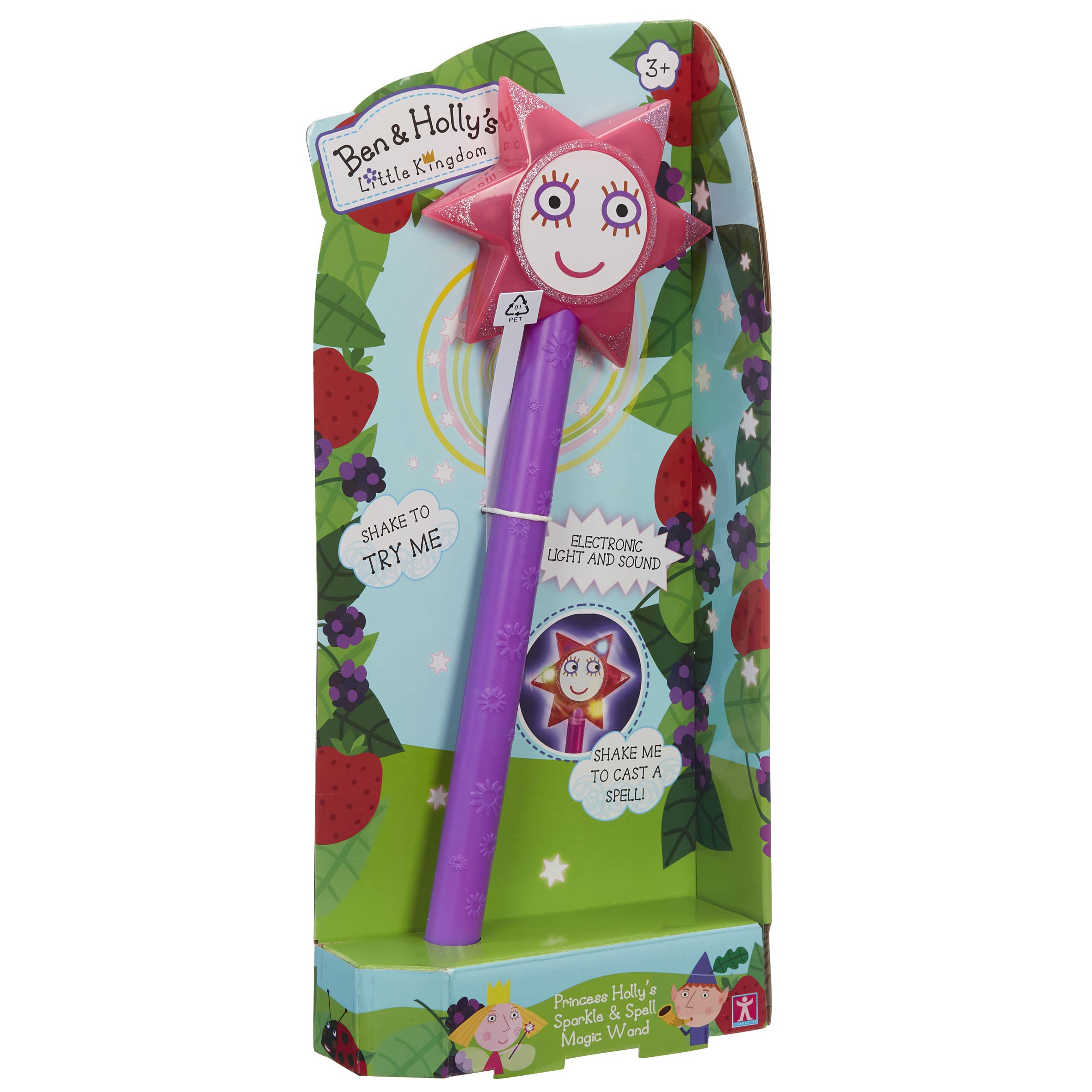 Ben & Holly Sparkle & Spell Wand with sounds & speech, ben & holly's little kingdom, interactive toy, imaginative play — image 1