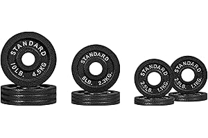 CAP Barbell 2-Inch Olympic Cast Iron Plate Weight Set | 75-285 lbs | Multiple Options