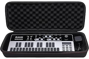 L LTGEM LTGEM Case Compatible with Donner Essential B1 / D1 Analog Bass Synthesizer Sequencer Performance Beat Machine, Case Only