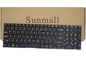 SUNMALL Keyboard No Frame Compatible with Acer Aspire 5755 5755G 5830 5830G 5830T 5830TG V3-551 V3-531 V3-571 V3-771 V3-772 E1-522 E1-530 E1-532 E1-570 E1-771 E5-511 ES1-512, Gateway NV55S NV57H