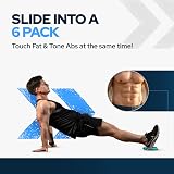 Iron Core Fitness Core Sliders Discs Gliders (Electric Blue) - Full Body Workout view 4