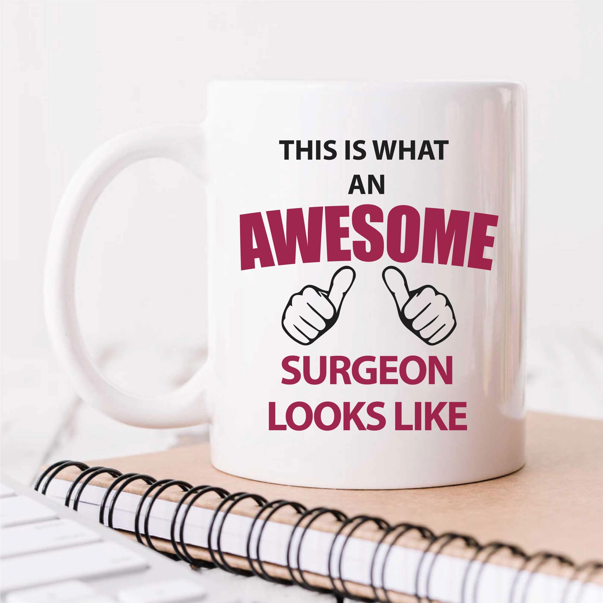 60 Second Makeover Limited This is What an Awesome Surgeon Looks Like Mug Present Gift Cup Birthday Christmas
