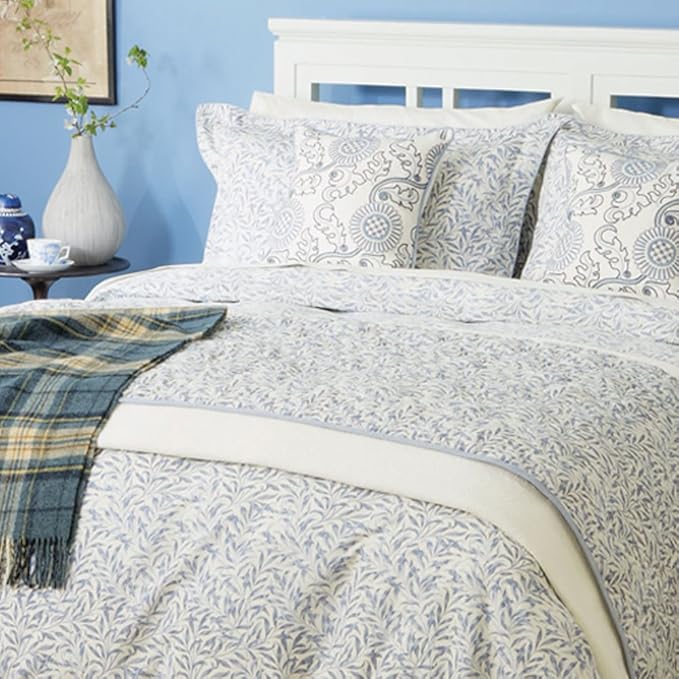 William Morris Bedding, Willow Bough Oxford Pillowcase, Sage Green