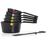 OXO Good Grips Plastic Measuring Cups, 6-Piece, Black