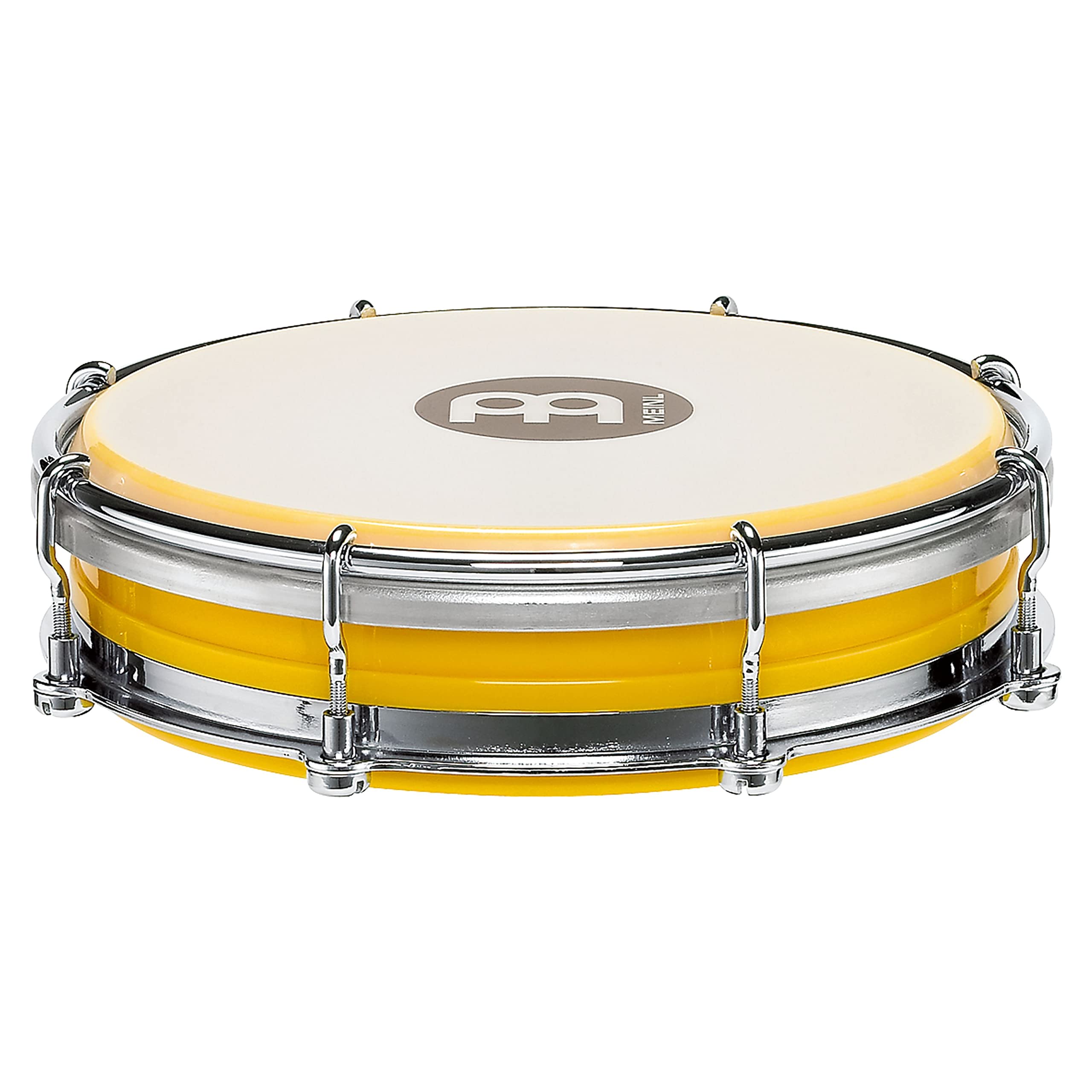 Meinl Percussion Samba Floatune Tamborim - Small Percussion Instrument with Synthetic Head - Diameter 6 Inches - ABS Plastic, Yellow (TBR06ABS-Y)