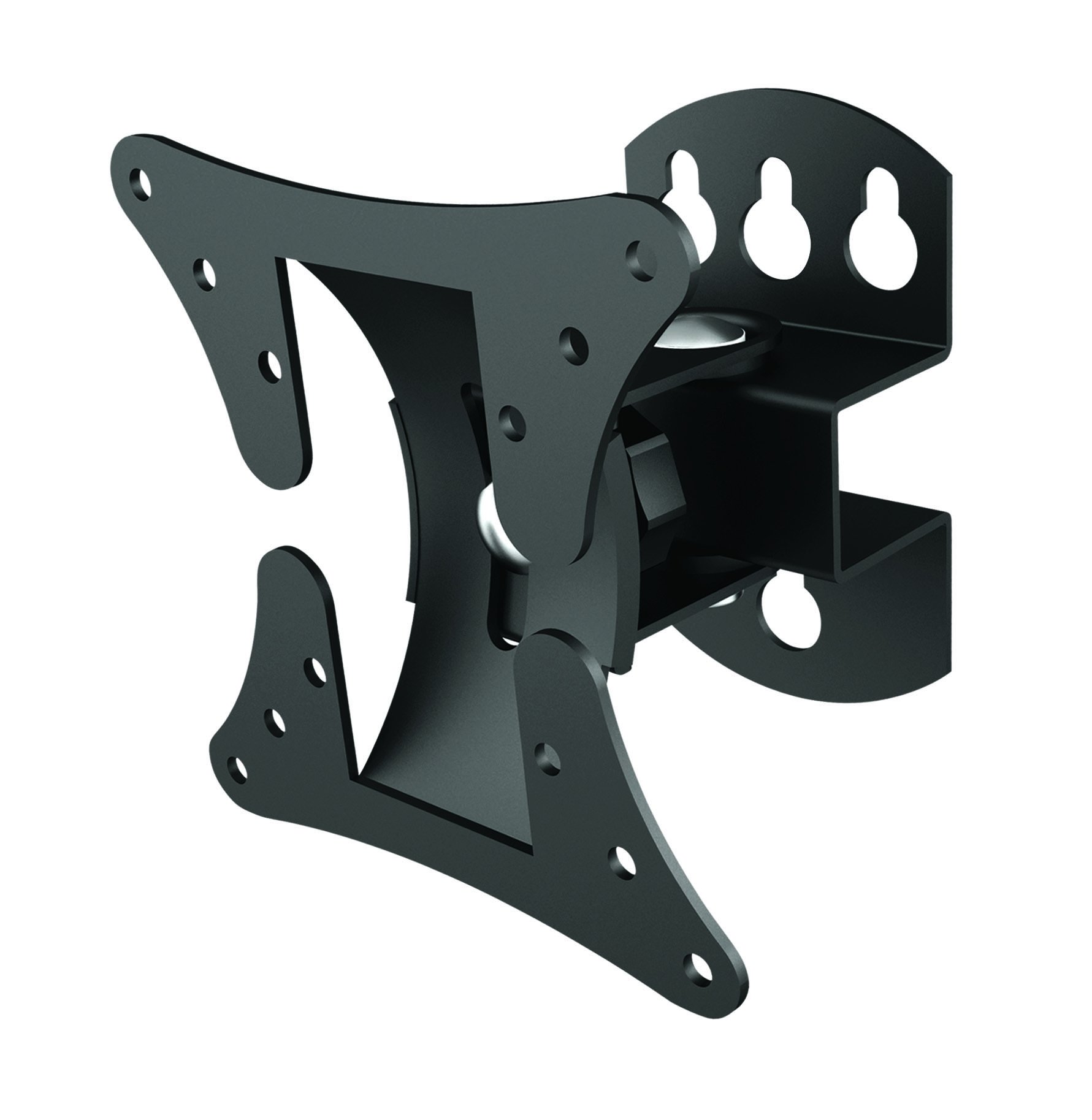 Beetronic Tilt and Swivel TV Wall Mount Bracket 13" - 27" Screen 75x75mm 100x100mm VESA