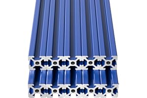 IXGNIJ 2020 Aluminum Extrusion T Slot European Standard Linear Rail for 3D Printer Parts and CNC DIY 2000mmx10 Blue