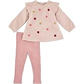 Mud Pie baby-girls Baby Girl Pink Tunic and LeggingMud Pie Baby Girl Pink Tunic And Legging