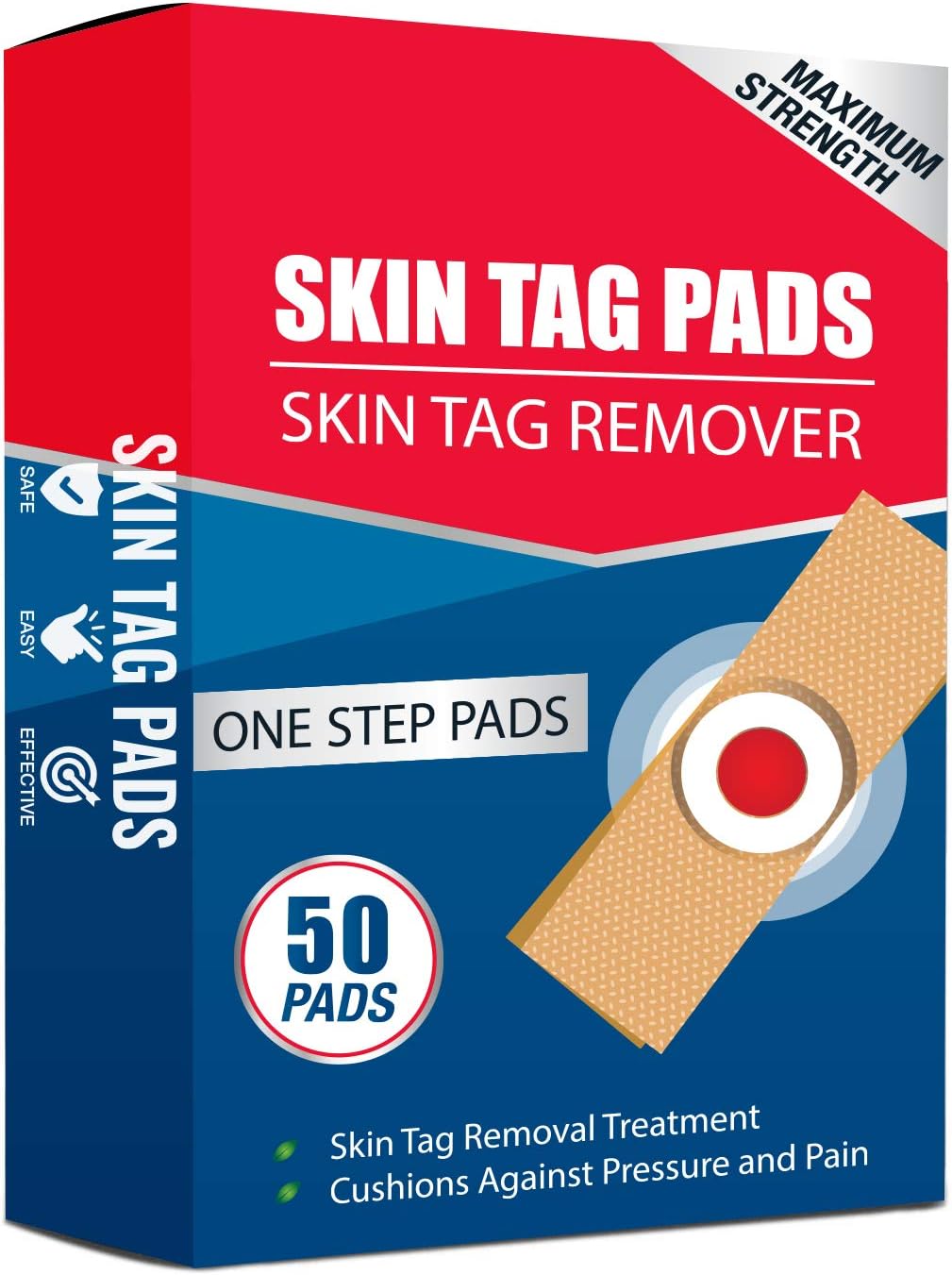 Skin Tag Removal Pads, Top-Grade Skin Tag Remover Pads, Skin Tag Remover Patches, New and Improved Formulation (50 Pads + Free Knife): Health & Personal Care