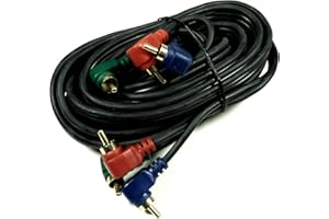 PHILMORE LKG Philmore RGB Component Video Cable w/Right Angle Connectors - 12' : 45-3212 (1)