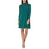 Adrianna Papell Womens Smocked Neck and Yoke Dress