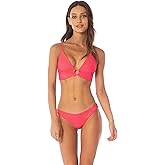 Maaji 3324 Long Line Triangle Top Women Swimwear Red