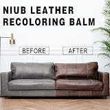 NIUB Leather Recoloring Balm Beige 8.5oz Leather Color Restorer view 3