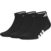 adidas Men's Cushioned Socks 3 Pairs | 3-Pack, Targeted Cushioning, Arch Support, Breathable Moisture-Wicking, Reinforced Heel &amp; Toe, All-Day Comfort