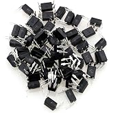TAODAN 50pcs PC817 Optocoupler DIP 2.54 mm Pitch 4-pin DIP-4 IC Chipset
