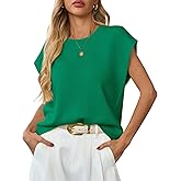GREAIDEA Womens Sleeveless Sweater Vest Crewneck Cap Sleeve Knit Tops Trendy 2026 Summer Spring Business Casual Shirts