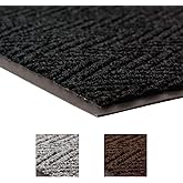 Notrax - 118S0046CH Carpeted Entrance Mat, Charcoal, 4ft.x6ft.