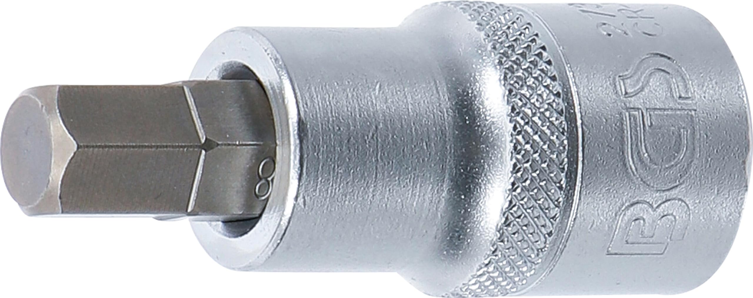 BGS 2736 | Bit Socket | length 55 mm | 12.5 mm (1/2") Drive | internal Hexagon 3/8"