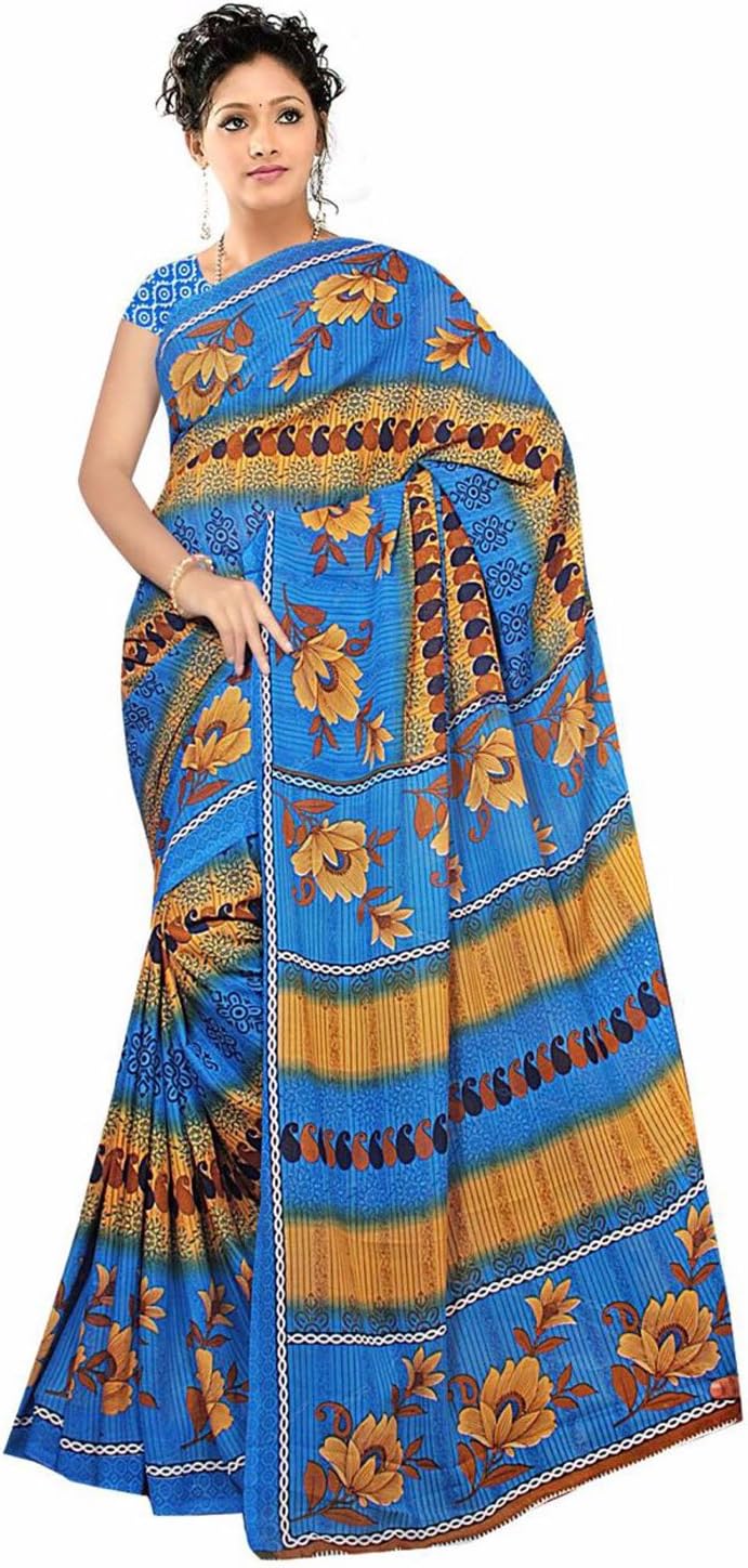 Sari Indien Bollywood Lilas Foncé - 100% Polyester - Longueur ~5,5 M - Pour Vêtement Ou Décoration