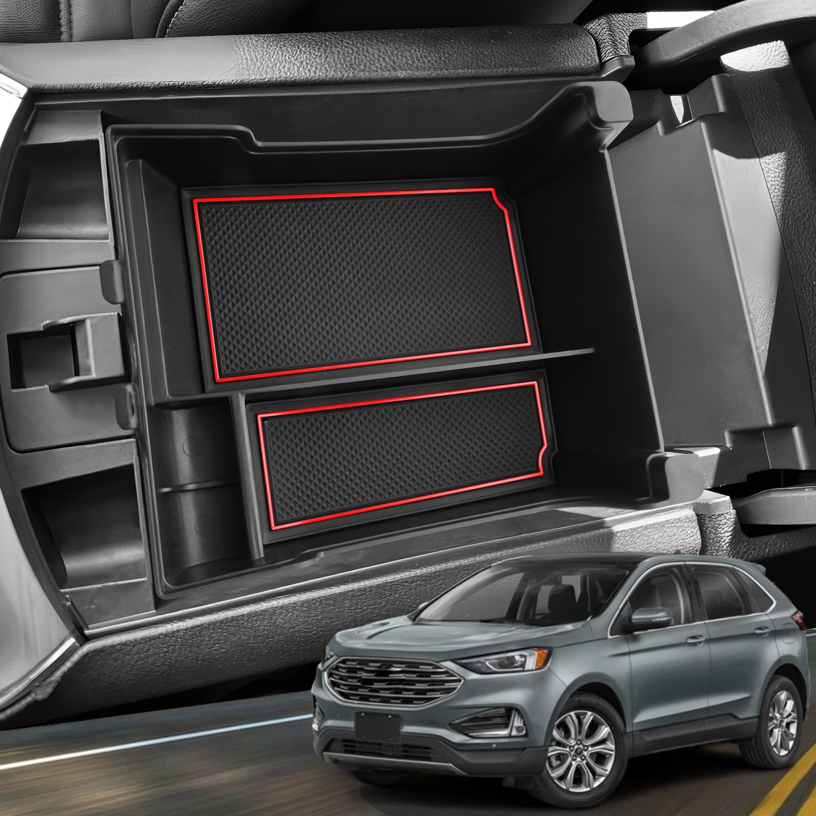 YEE PIN for 2024 Ford Edge Center Console Organizer