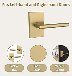 Mega Handles Dummy I Lever Door Lock Handle Set for