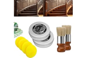 MKQ Wise Owl Furniture Salve - Leather Salve for Furniture and Wood,Leather Furniture Salve and Brush for Home,Furniture Salve Leather (2PCS)