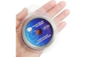 MIMILURE Wire Fishing Line Steel Leader: 10lb - 200lb Test Knottable Fishing Leader Making for Saltwater Rigging - 32.8ft Nylon Coated 7 Strands Silver String Wire with 20pcs Sleeves