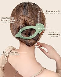 French Flat Hair Clips for Women - 6Pcs Flat Hair