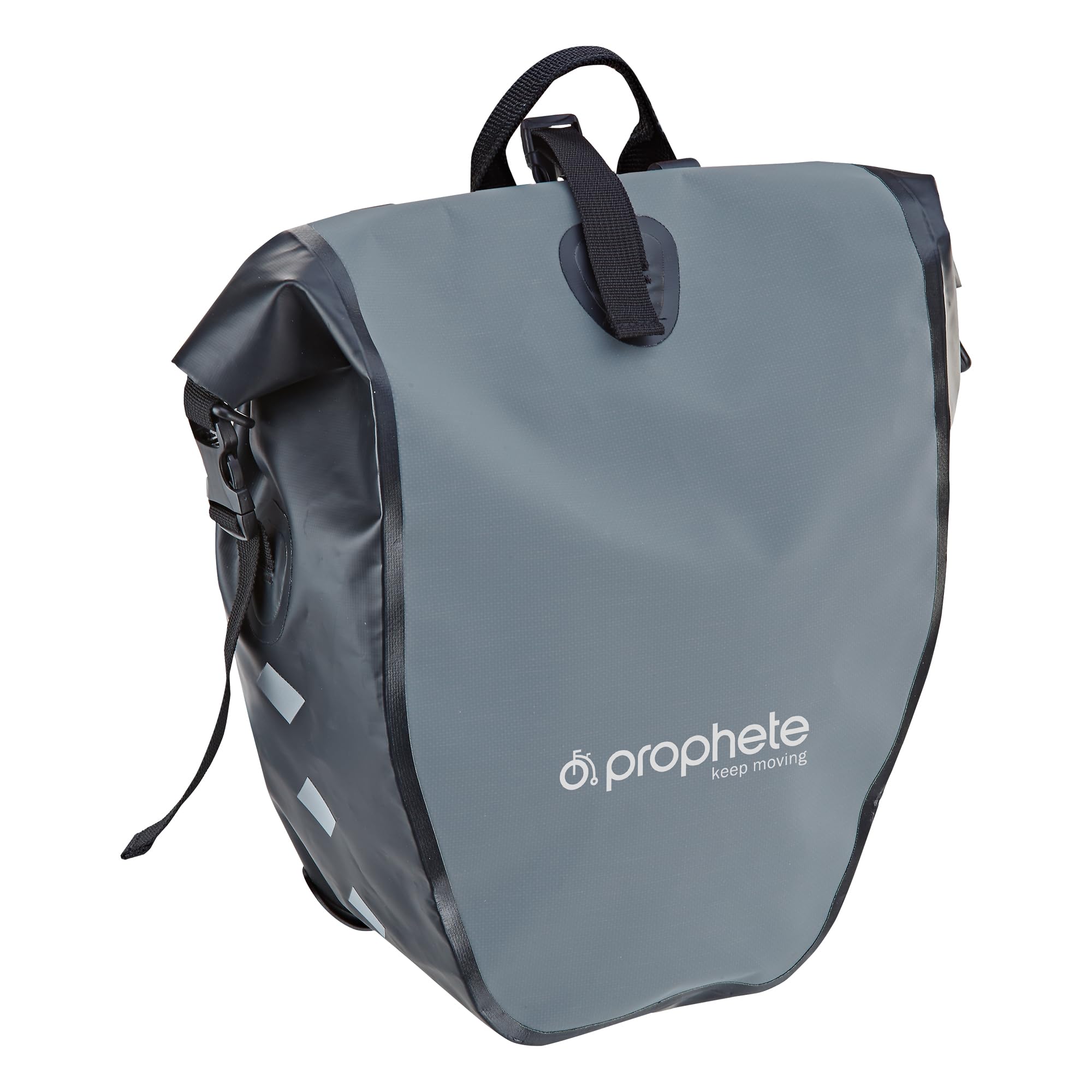 Prophete Unisex – Adults Side Pannier Bag, Grey, One Size