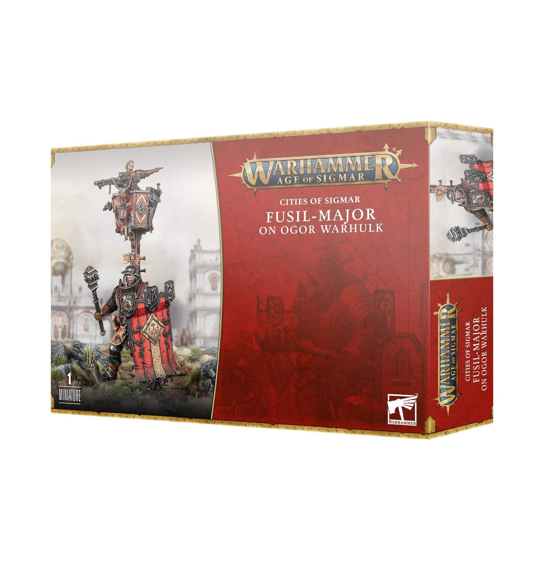Games Workshop Cities of Sigmar:Fusil-Major on Ogor Warhulk, Black