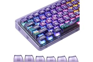 XDA PBT Key Cap, Dye Sublimation Custome Key Cap Set for Cherry/Gatron MX switches 60 Percent/68/GK61 Gaming Mechanical Keybo